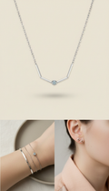 Minimalist stainless steel chain necklace